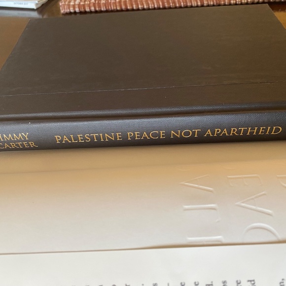 Palestine Peace Not Apartheid, Jimmy Carter, 1st Edition Hardcover - Picture 9 of 9